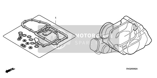 Honda C90CW 1994 Kit guarnizioni B per un 1994 Honda C90CW